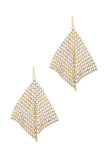Stylish Movable Rhinestone Sequence Earring